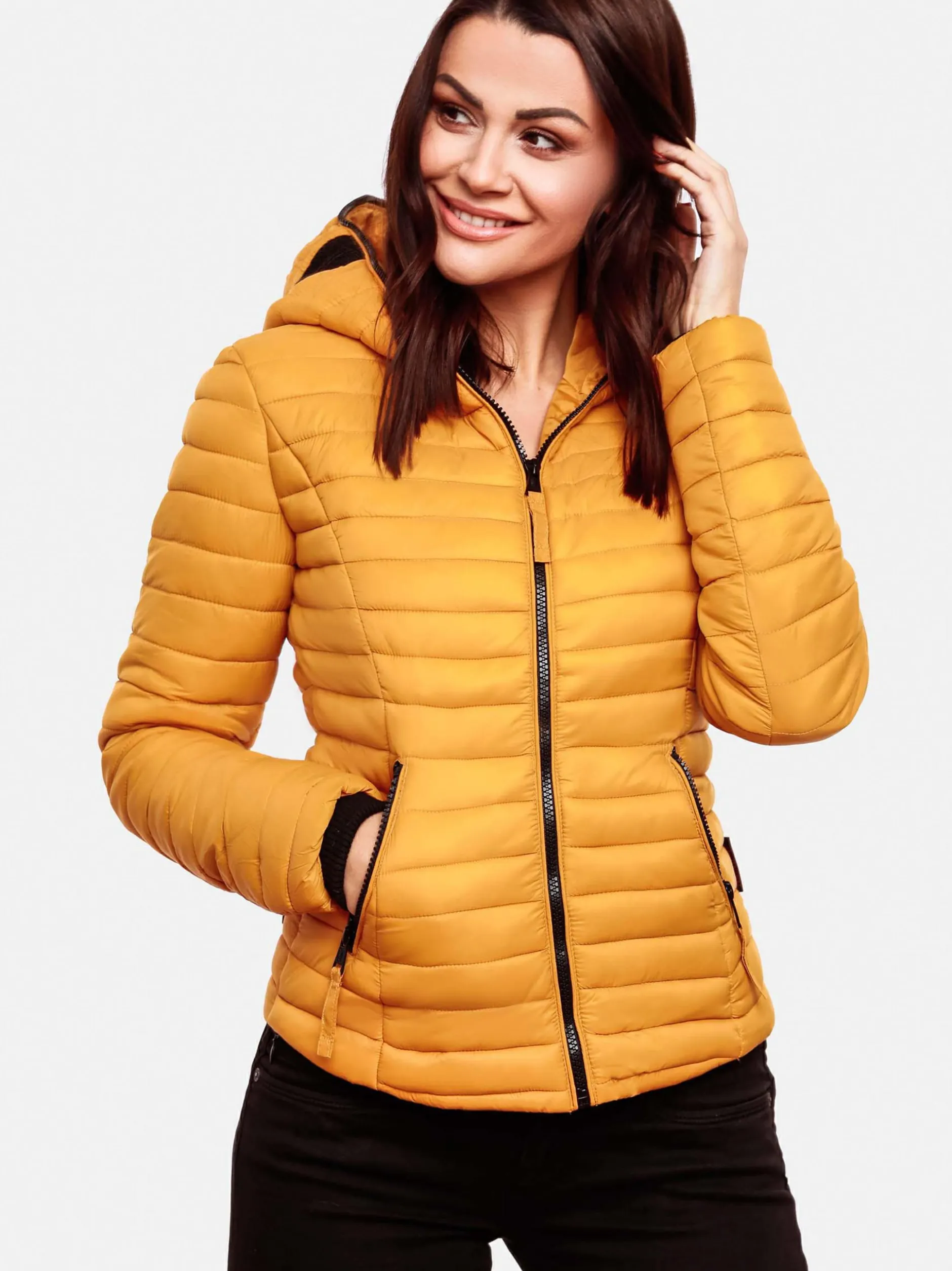 Navahoo Damen Übergangsjacke - Kimuk in gelb