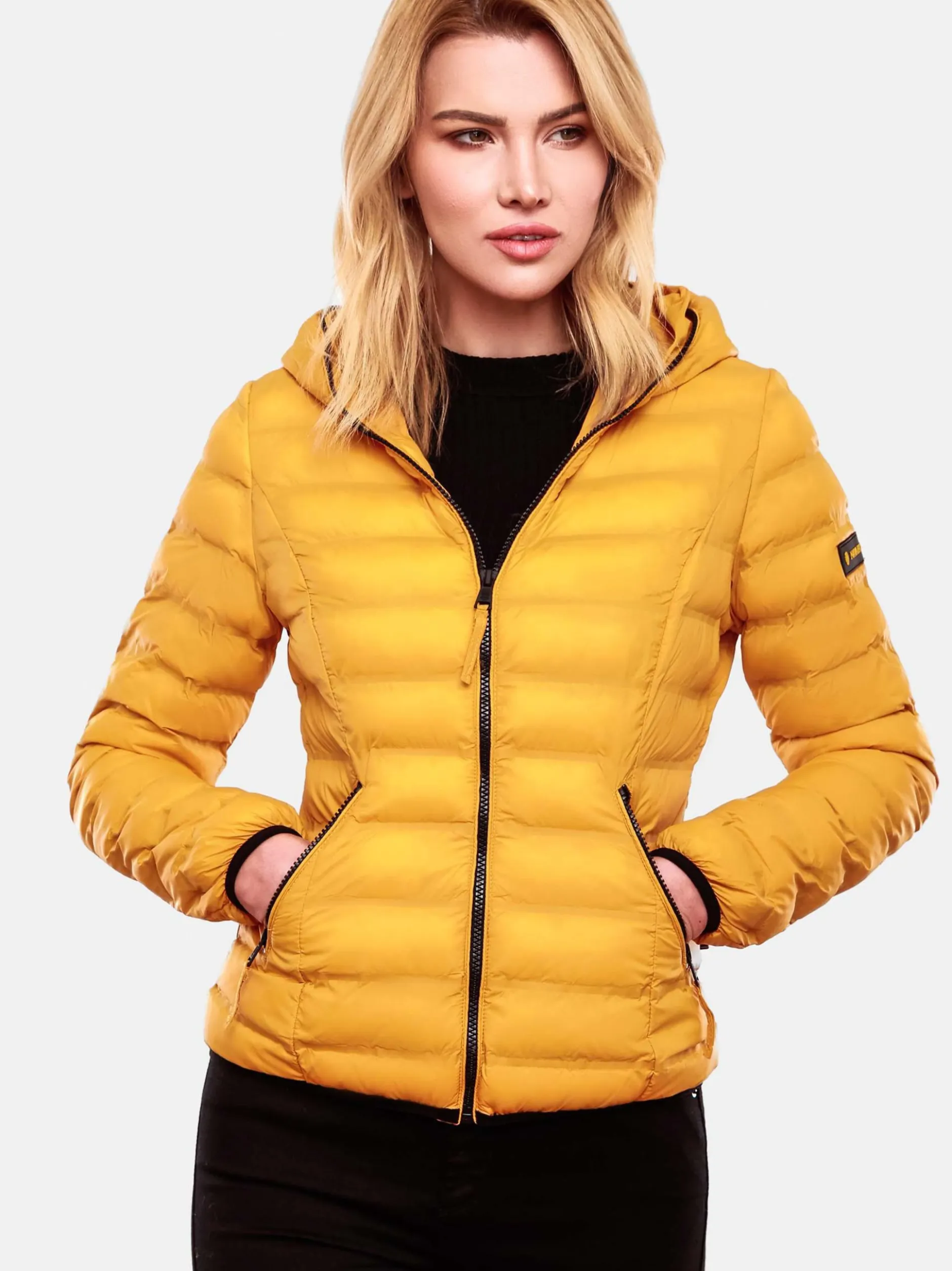 Navahoo Damen Übergangsjacke - Neevia in gelb