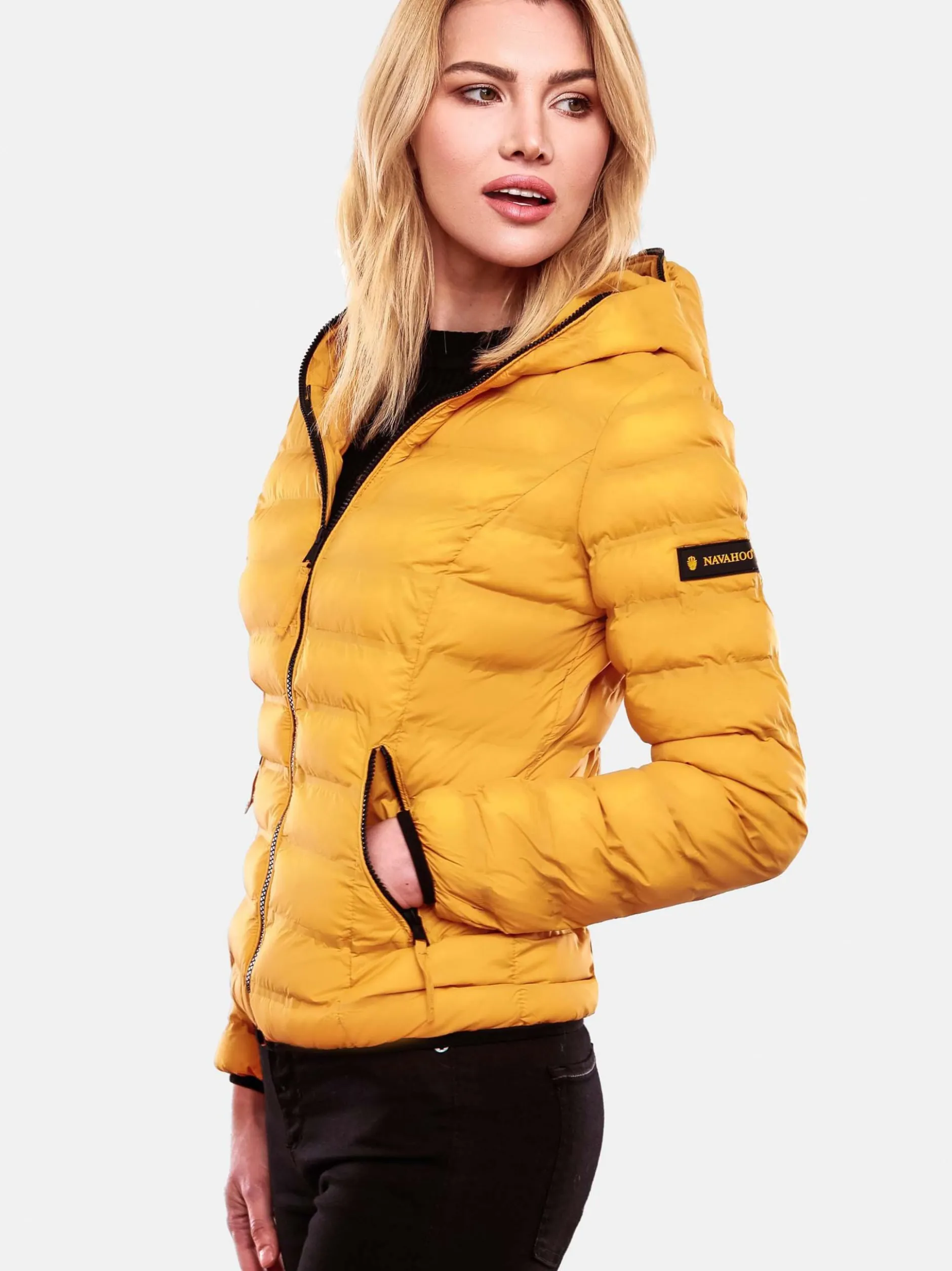 Navahoo Damen Übergangsjacke - Neevia in gelb