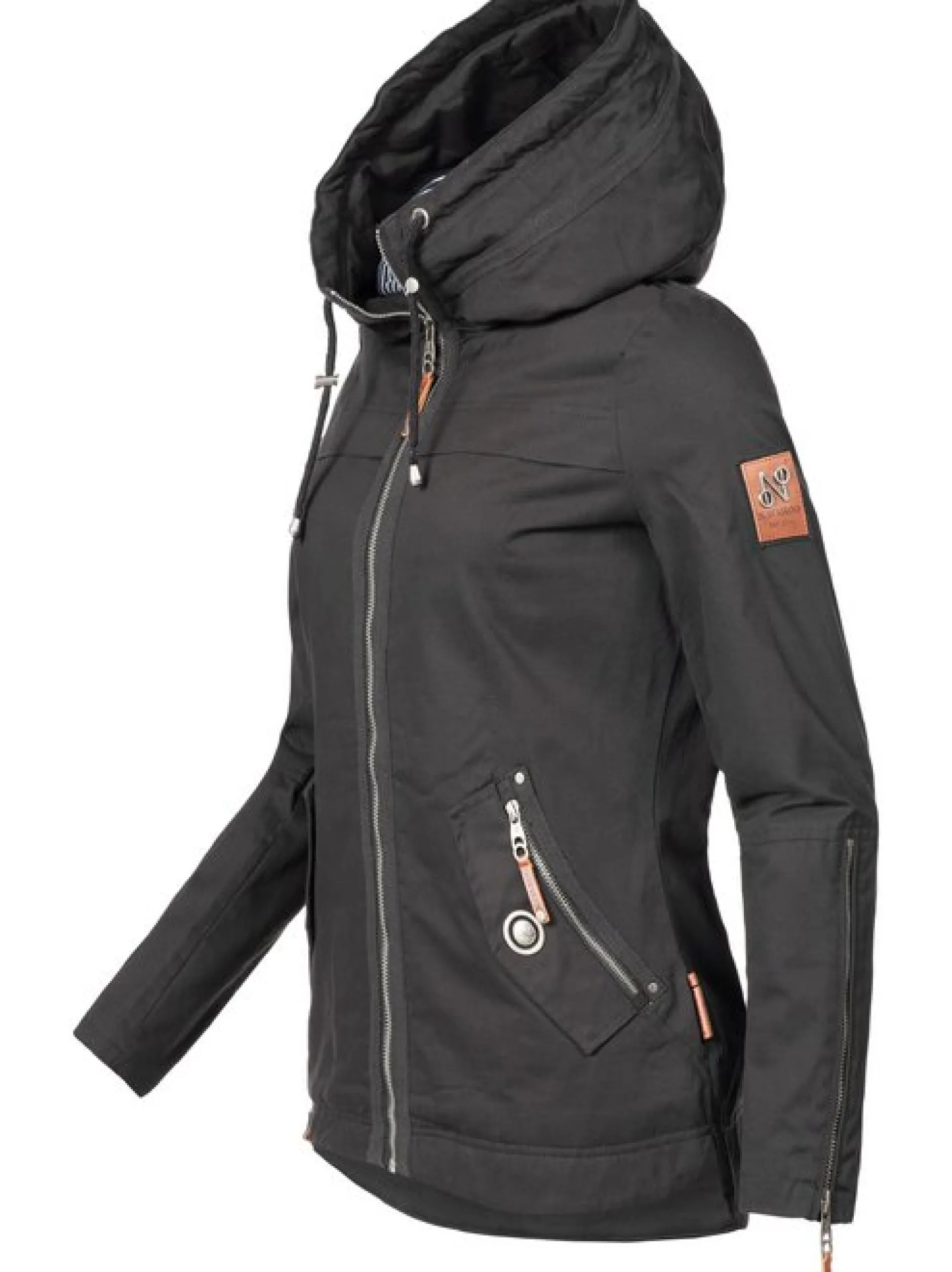 Navahoo Damen Übergangsjacke - Wekoo in schwarz