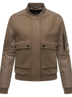 Navahoo Damen Bomberjacke - Willstehaben 14 in braun