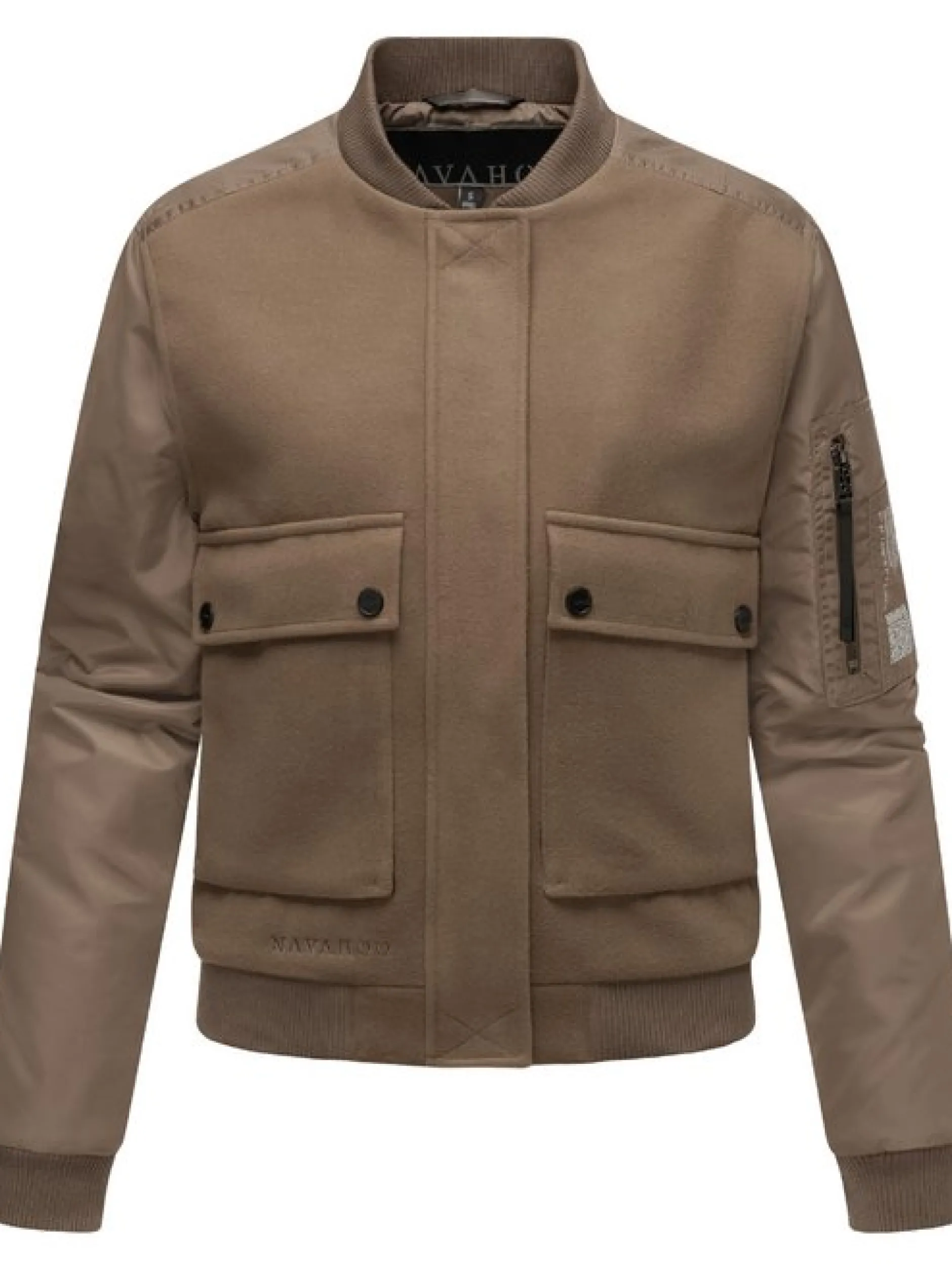 Navahoo Damen Bomberjacke - Willstehaben 14 in braun