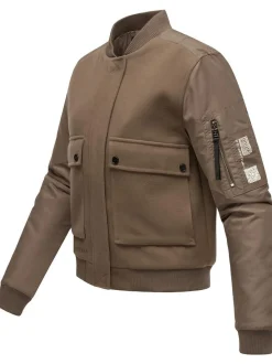 Navahoo Damen Bomberjacke - Willstehaben 14 in braun