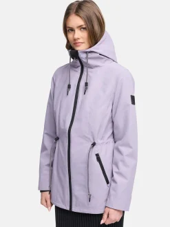 Navahoo Damen Outdoorjacke - Blumentanz 14 in lila