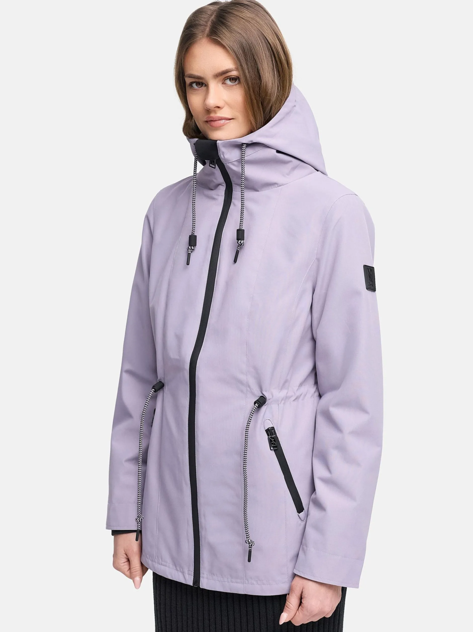 Navahoo Damen Outdoorjacke - Blumentanz 14 in lila