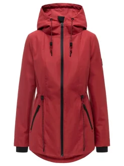 Navahoo Damen Outdoorjacke - Blumentanz 14 in rot