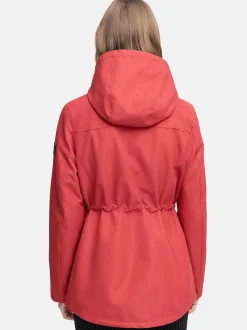 Navahoo Damen Outdoorjacke - Blumentanz 14 in rot