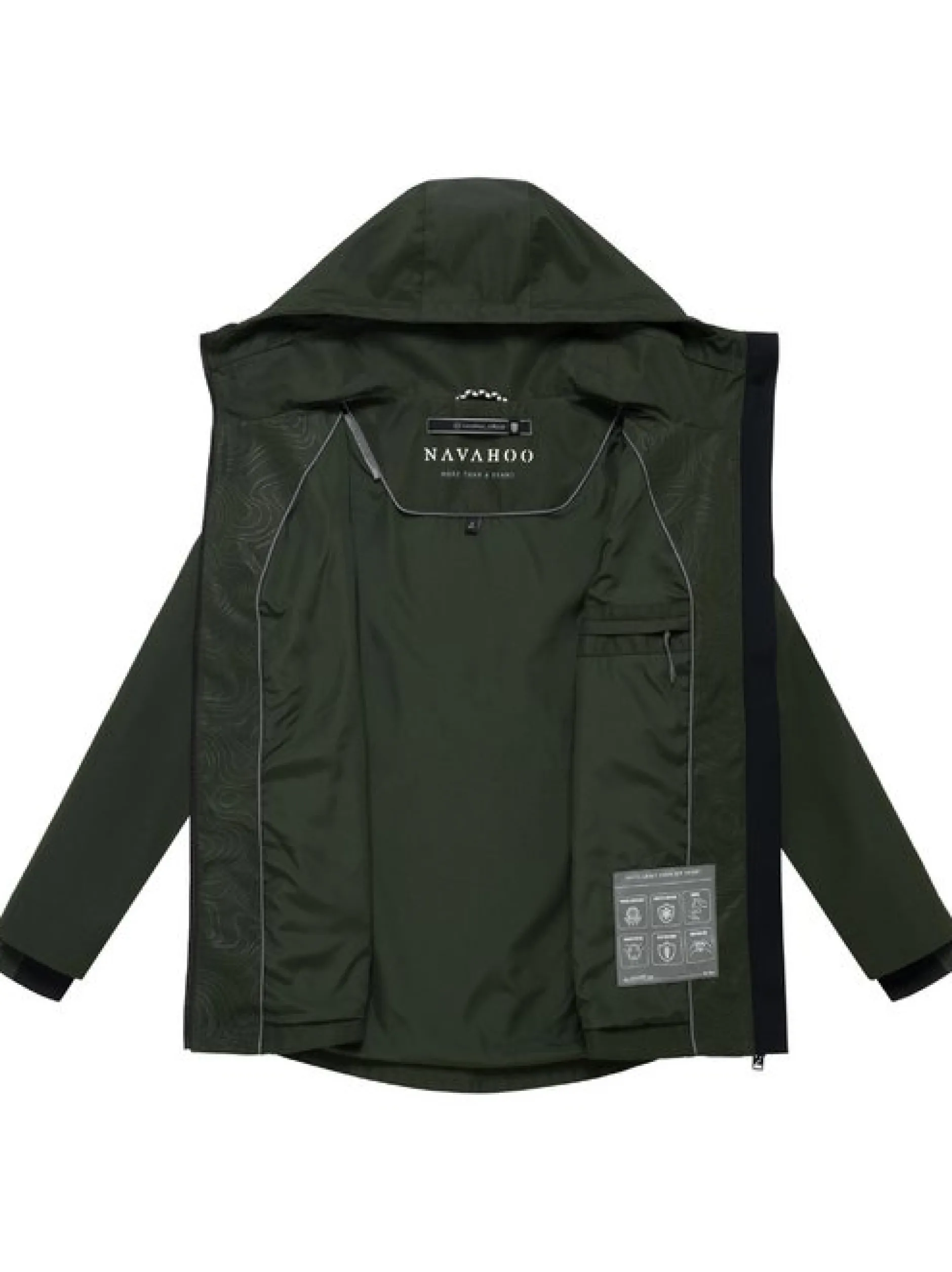 Navahoo Damen Outdoorjacke - Blumentanz 14 in tanne