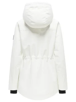Navahoo Damen Outdoorjacke - Blumentanz 14 in weiß