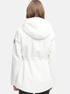 Navahoo Damen Outdoorjacke - Blumentanz 14 in weiß