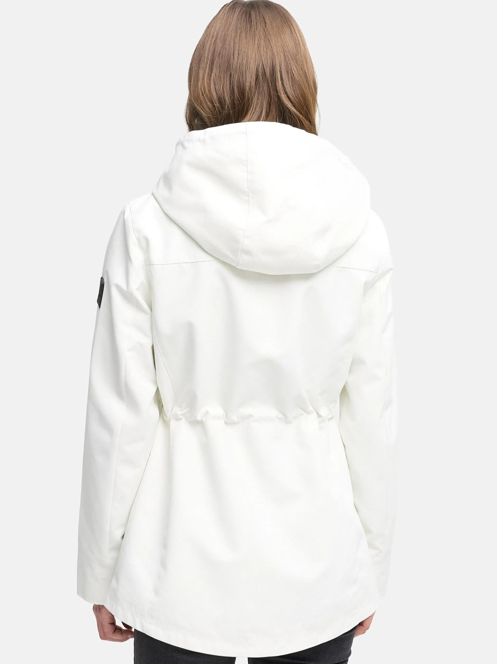 Navahoo Damen Outdoorjacke - Blumentanz 14 in weiß