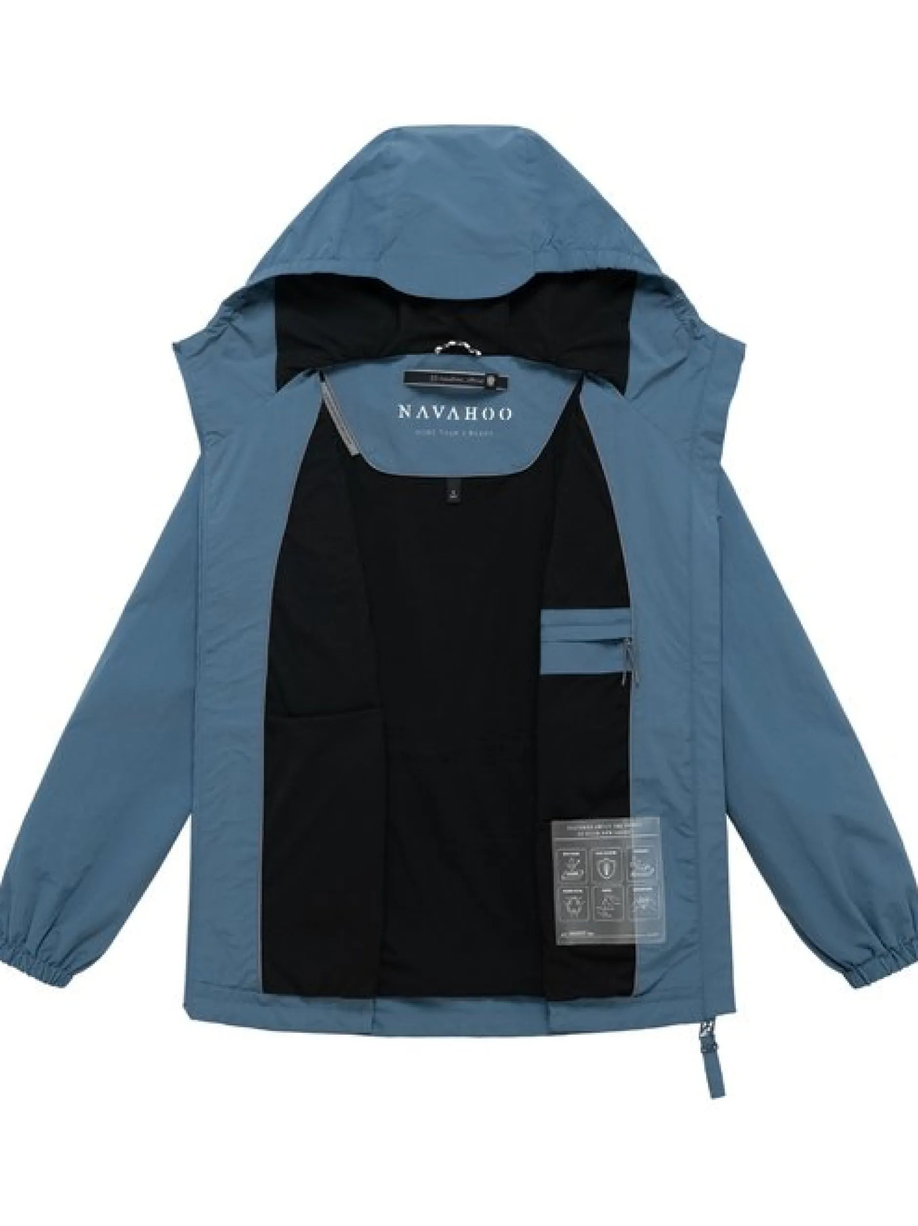 Navahoo Damen Outdoorjacke - Donnerwetter 14 in blue stone