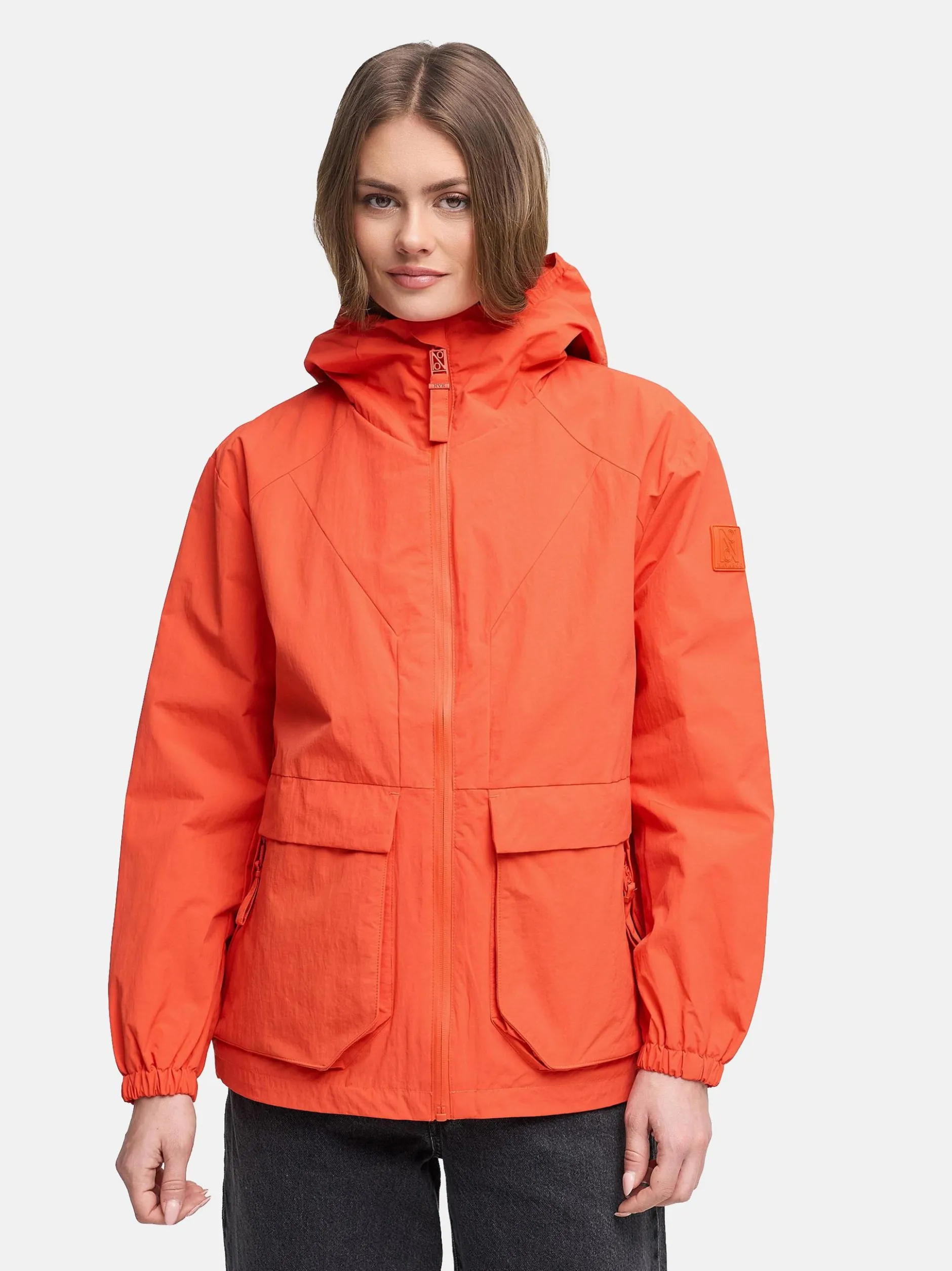 Navahoo Damen Outdoorjacke - Donnerwetter 14 in orange
