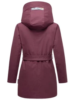 Navahoo Damen Parka - Eishauch 14 in aubergine