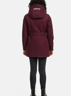 Navahoo Damen Parka - Eishauch 14 in aubergine