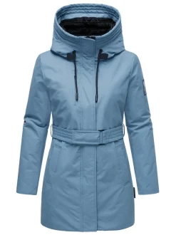 Navahoo Damen Parka - Eishauch 14 in blau