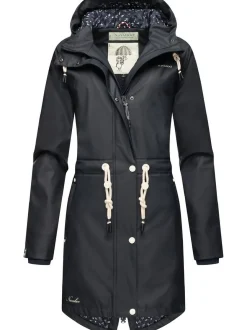 Navahoo Damen Regenjacke - Flower of Ocean in marine