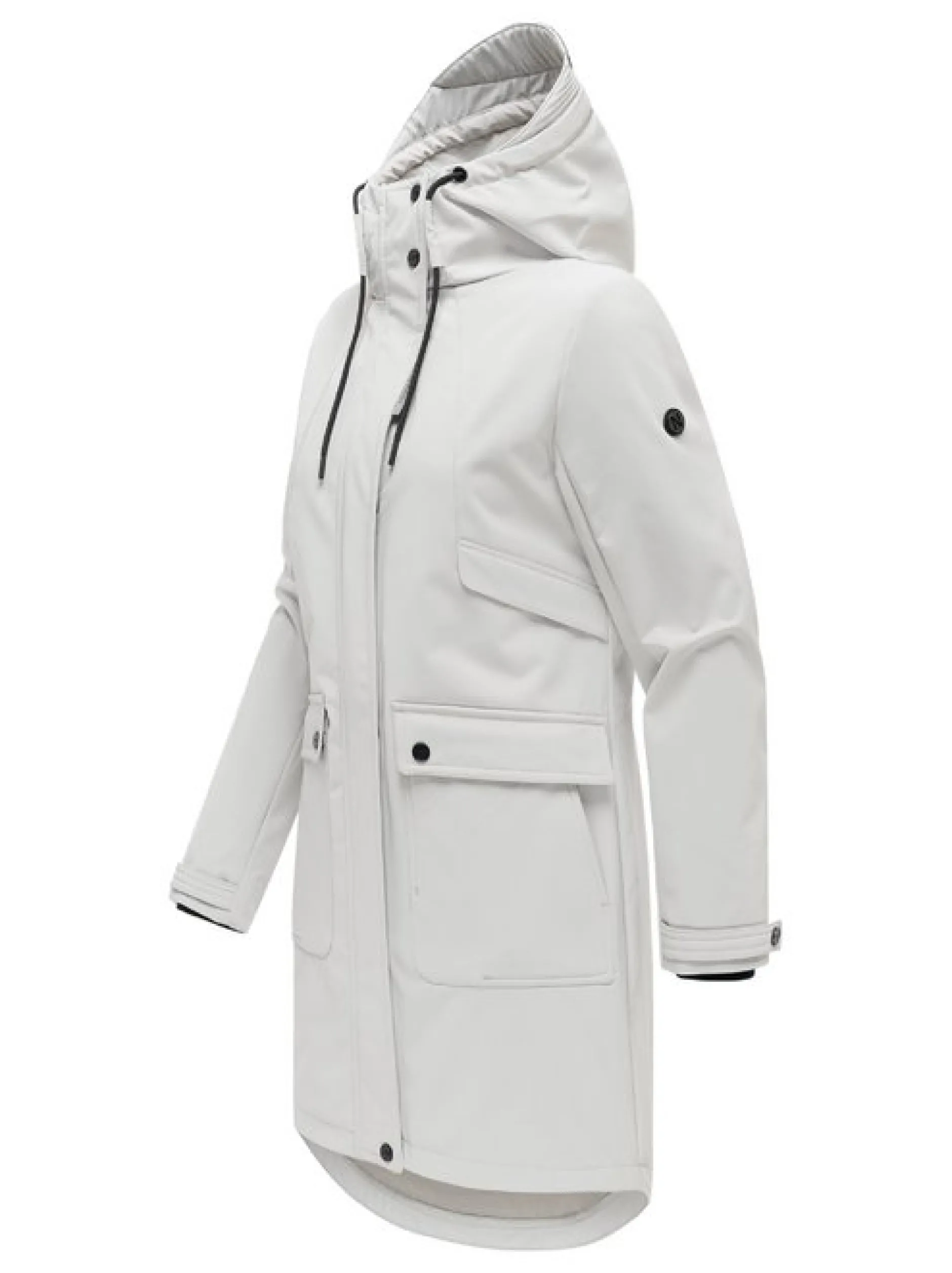 Navahoo Damen Softshellmantel - Morgennebel 14 in ecru