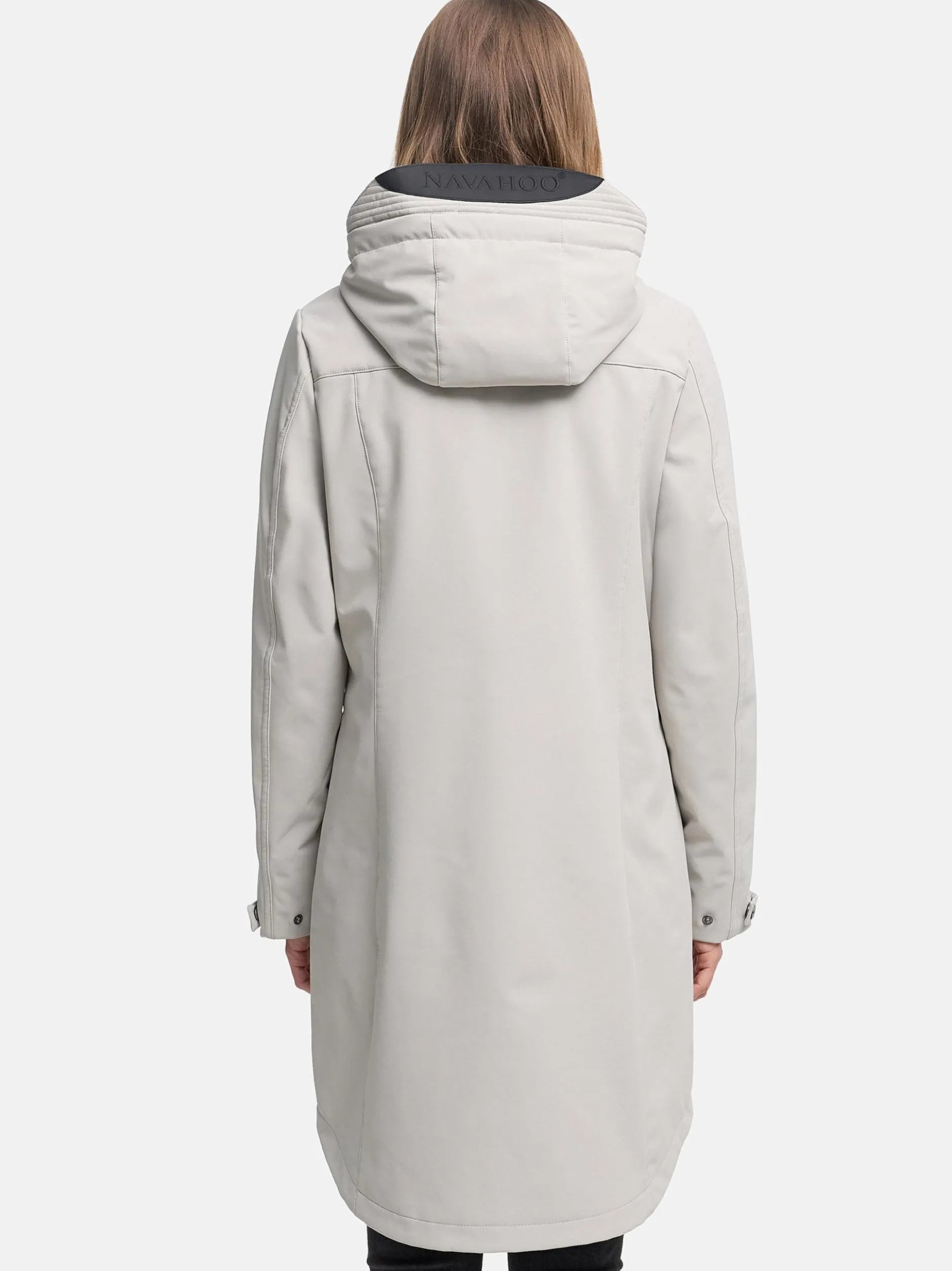 Navahoo Damen Softshellmantel - Morgennebel 14 in ecru