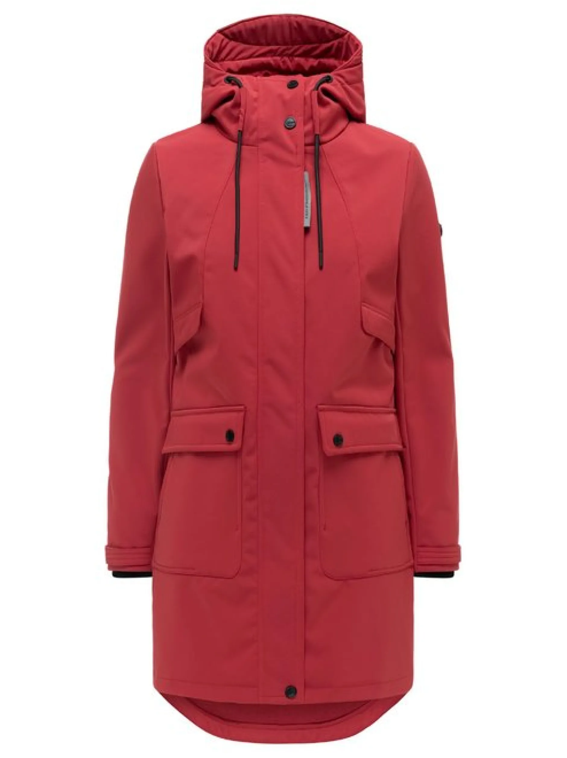 Navahoo Damen Softshellmantel - Morgennebel 14 in rot