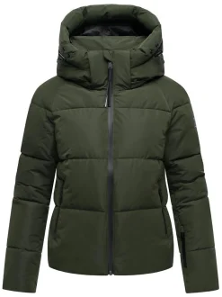 Navahoo Damen Steppjacke - Frostherz XIV in oliv