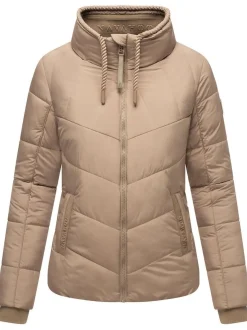 Navahoo Damen Steppjacke - Liebesfee 14 in taupe