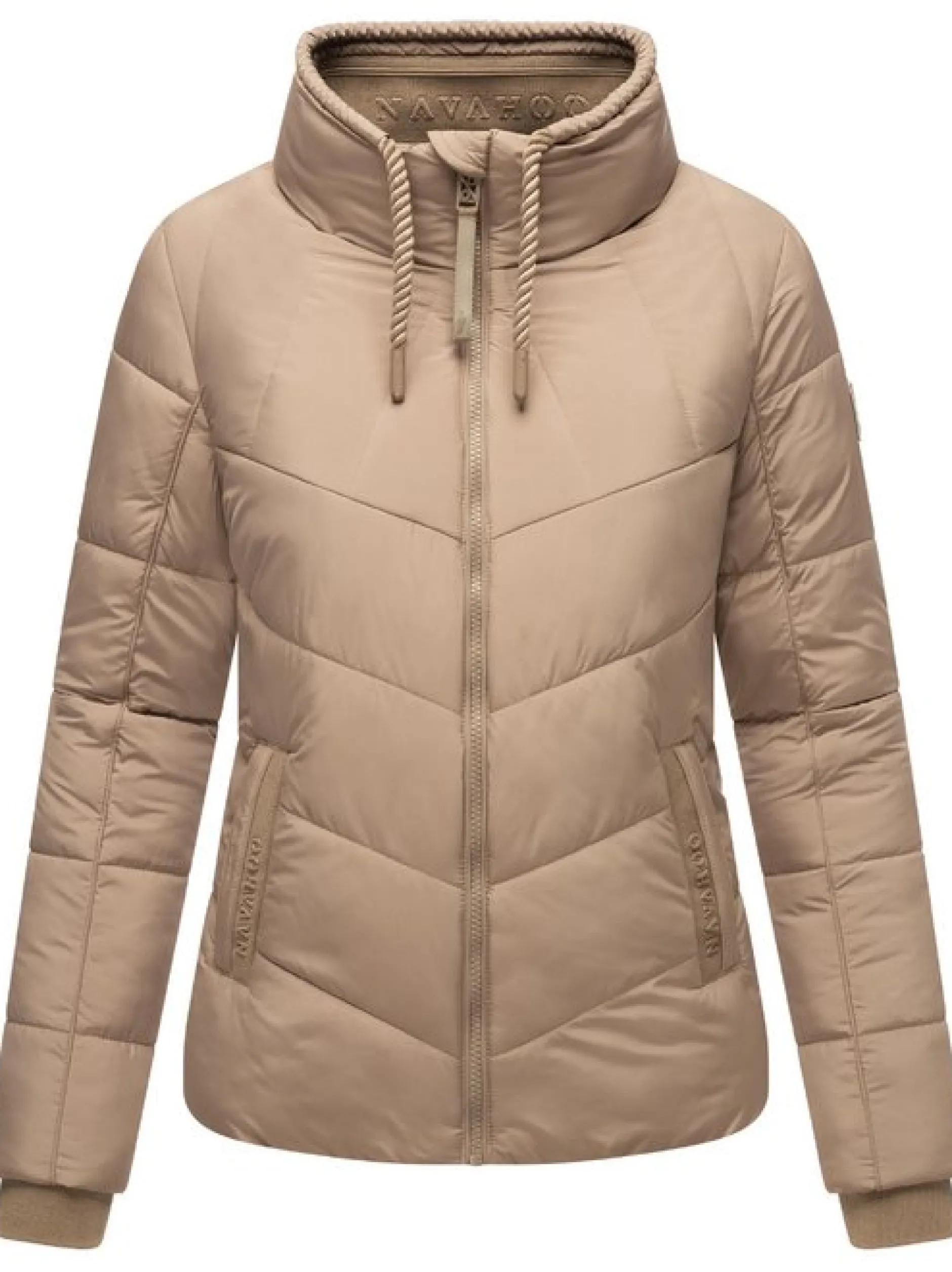 Navahoo Damen Steppjacke - Liebesfee 14 in taupe