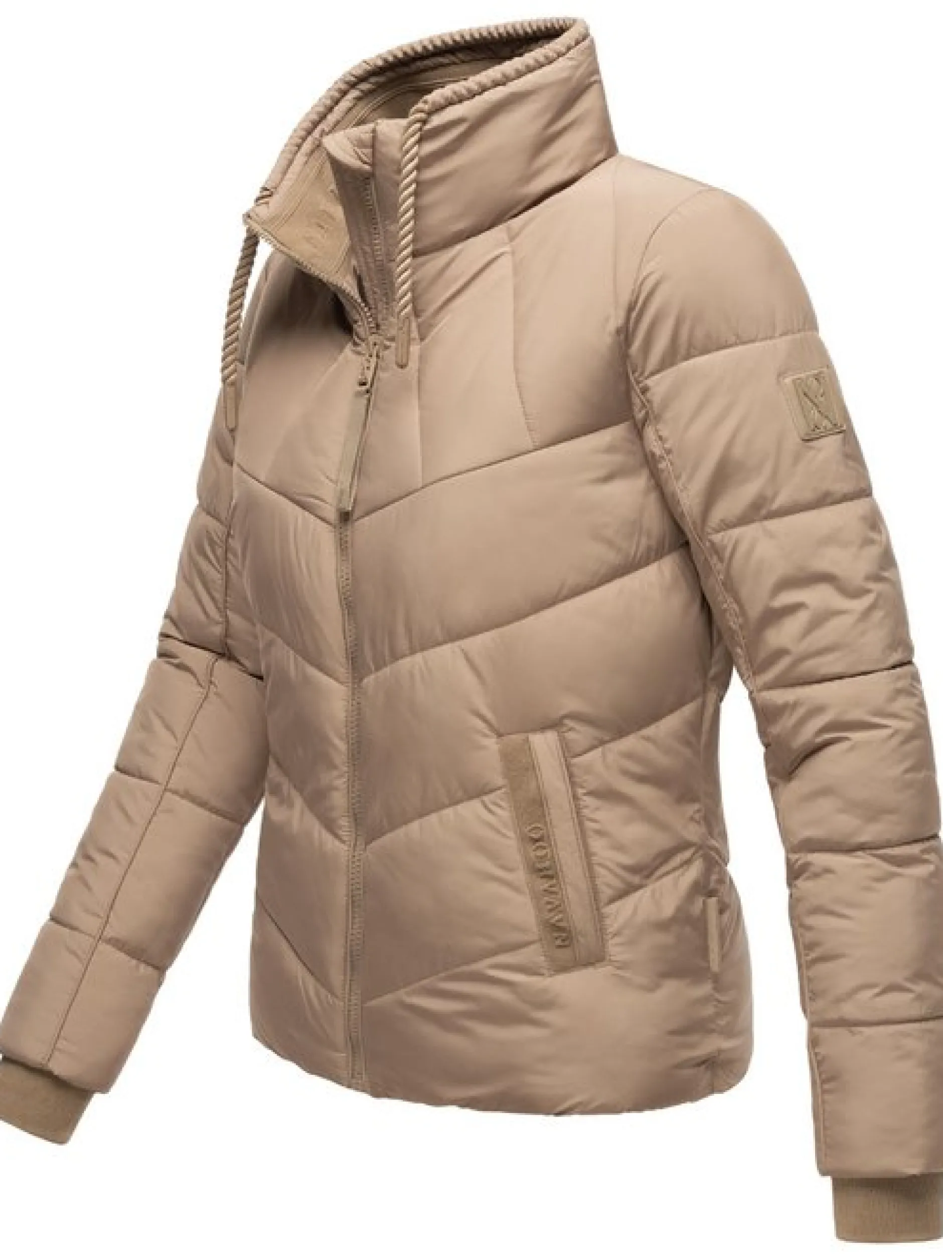 Navahoo Damen Steppjacke - Liebesfee 14 in taupe
