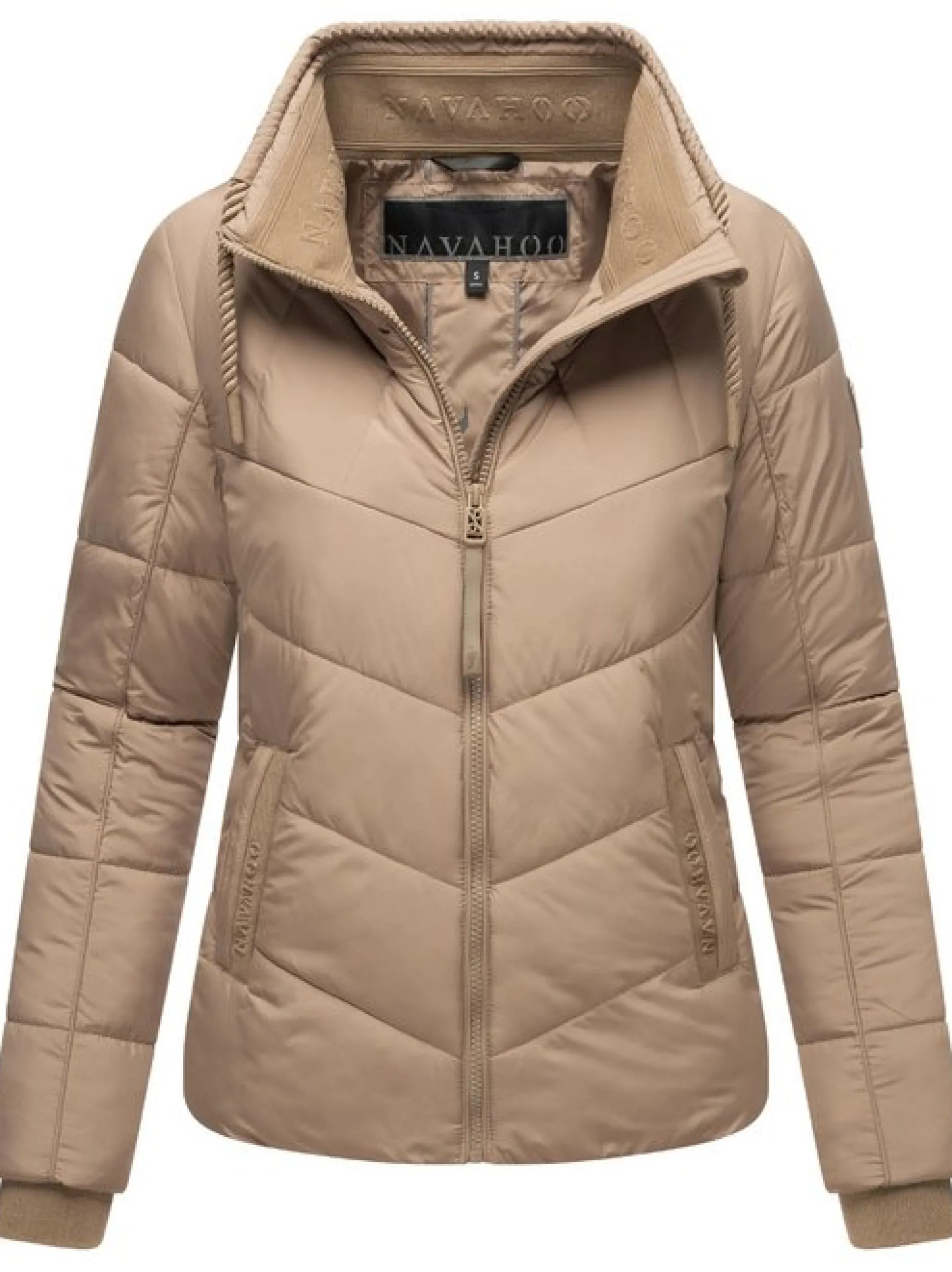 Navahoo Damen Steppjacke - Liebesfee 14 in taupe