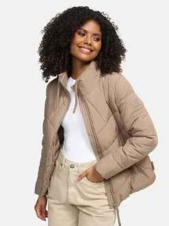 Navahoo Damen Steppjacke - Liebesfee 14 in taupe