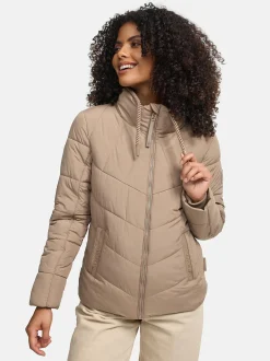 Navahoo Damen Steppjacke - Liebesfee 14 in taupe