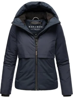 Navahoo Damen Steppjacke - Liebesküken XIV in marine