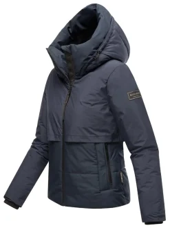 Navahoo Damen Steppjacke - Liebesküken XIV in marine