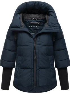 Navahoo Damen Steppjacke - Lotusherz XIV in marine