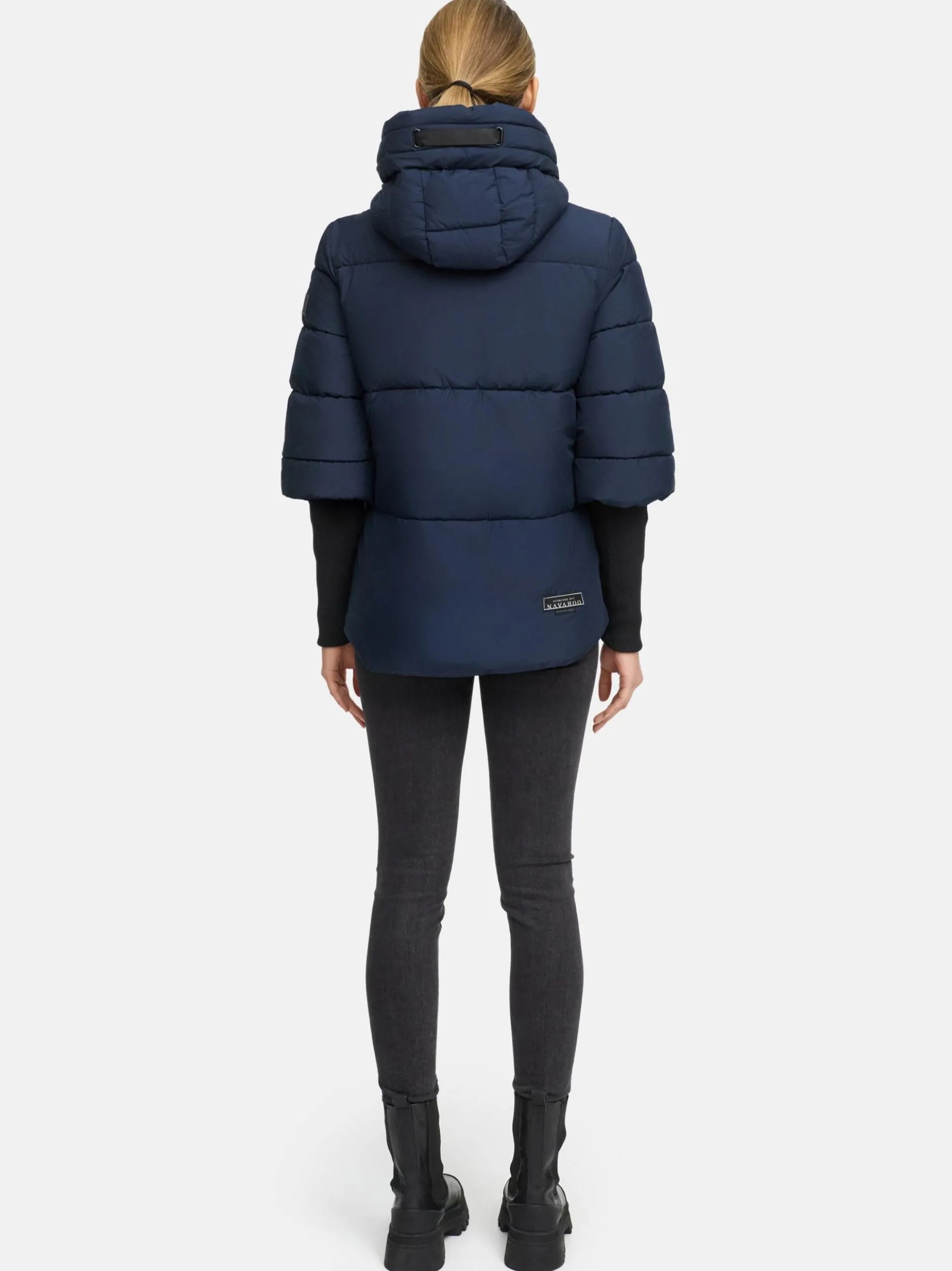 Navahoo Damen Steppjacke - Lotusherz XIV in marine