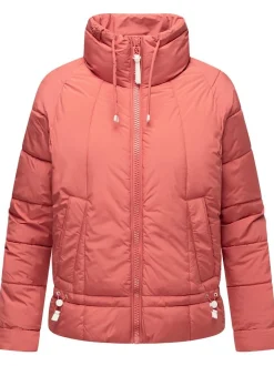 Navahoo Damen Steppjacke - Luftzauber 14 in koralle