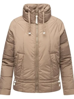 Navahoo Damen Steppjacke - Luftzauber 14 in taupe
