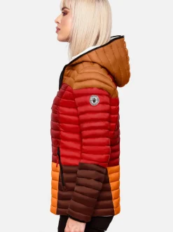 Navahoo Damen Steppjacke - Multikulti in braun