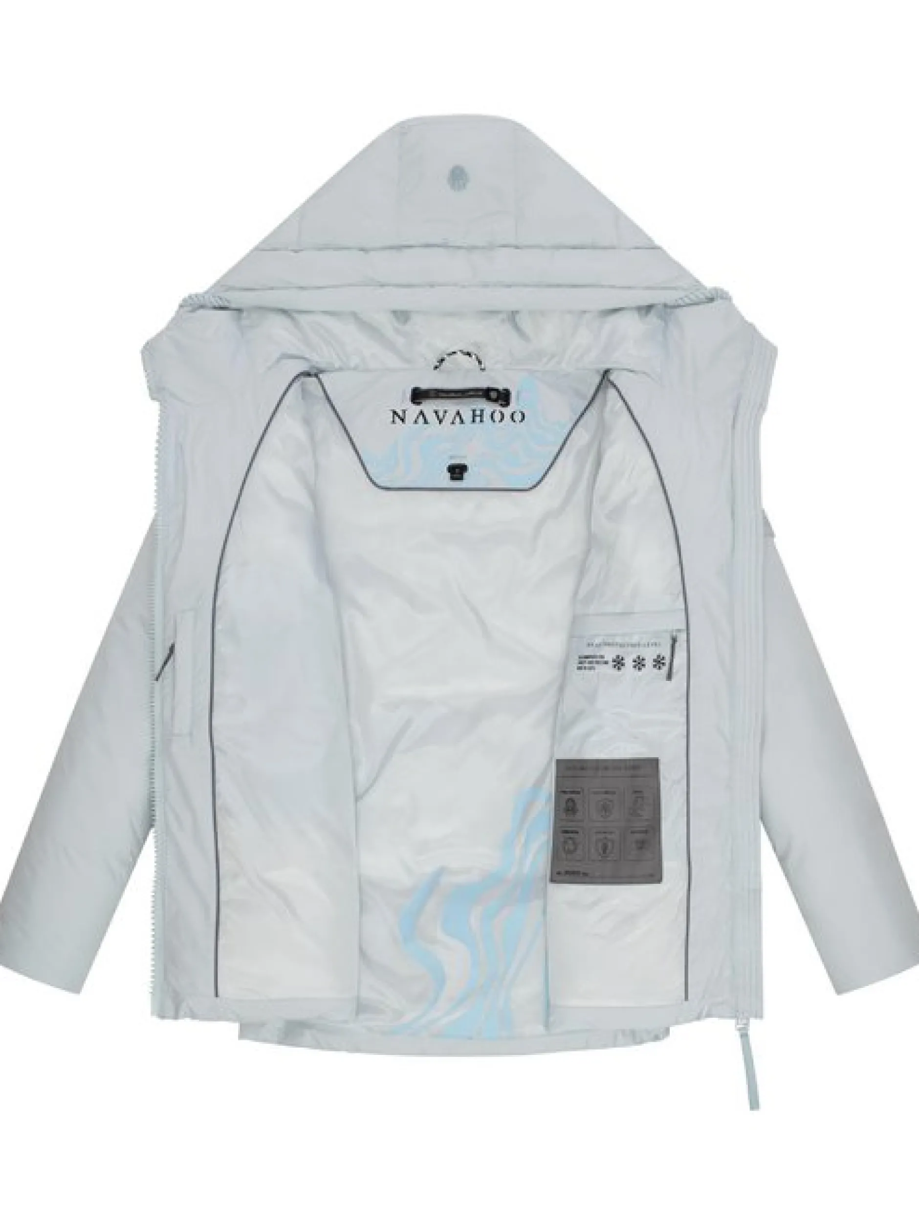 Navahoo Damen Steppjacke - Pastellzauber 14 in hellblau