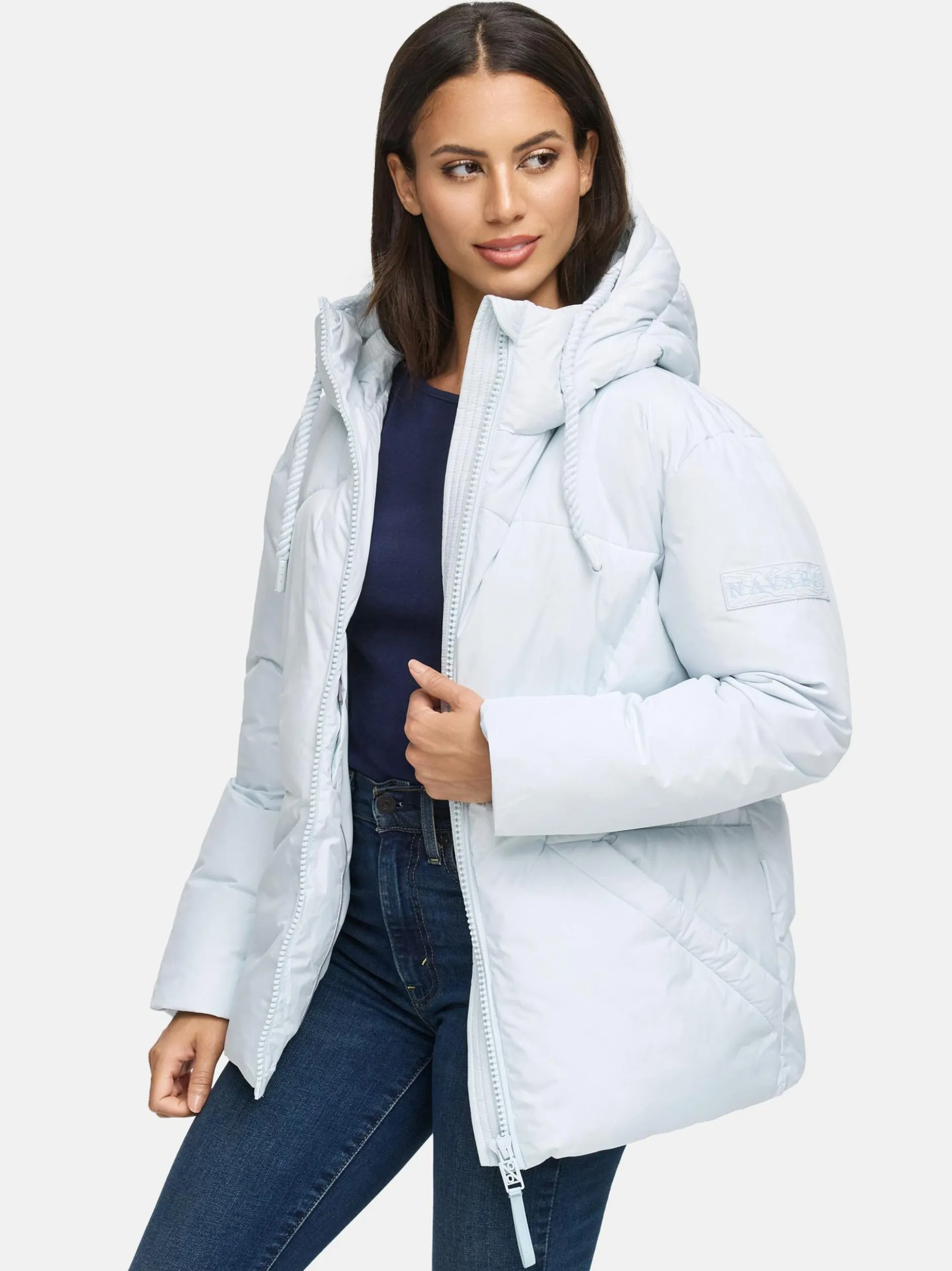 Navahoo Damen Steppjacke - Pastellzauber 14 in hellblau