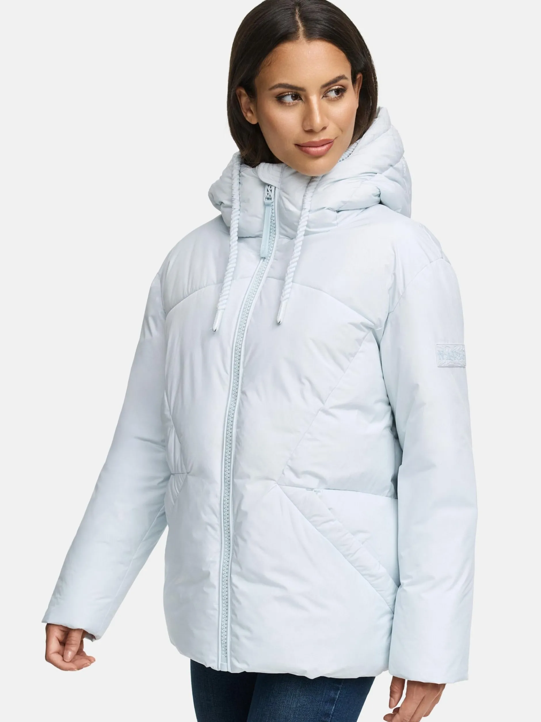 Navahoo Damen Steppjacke - Pastellzauber 14 in hellblau