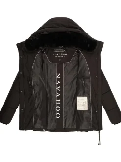 Navahoo Damen Steppjacke - Sag ja XIV in schwarz