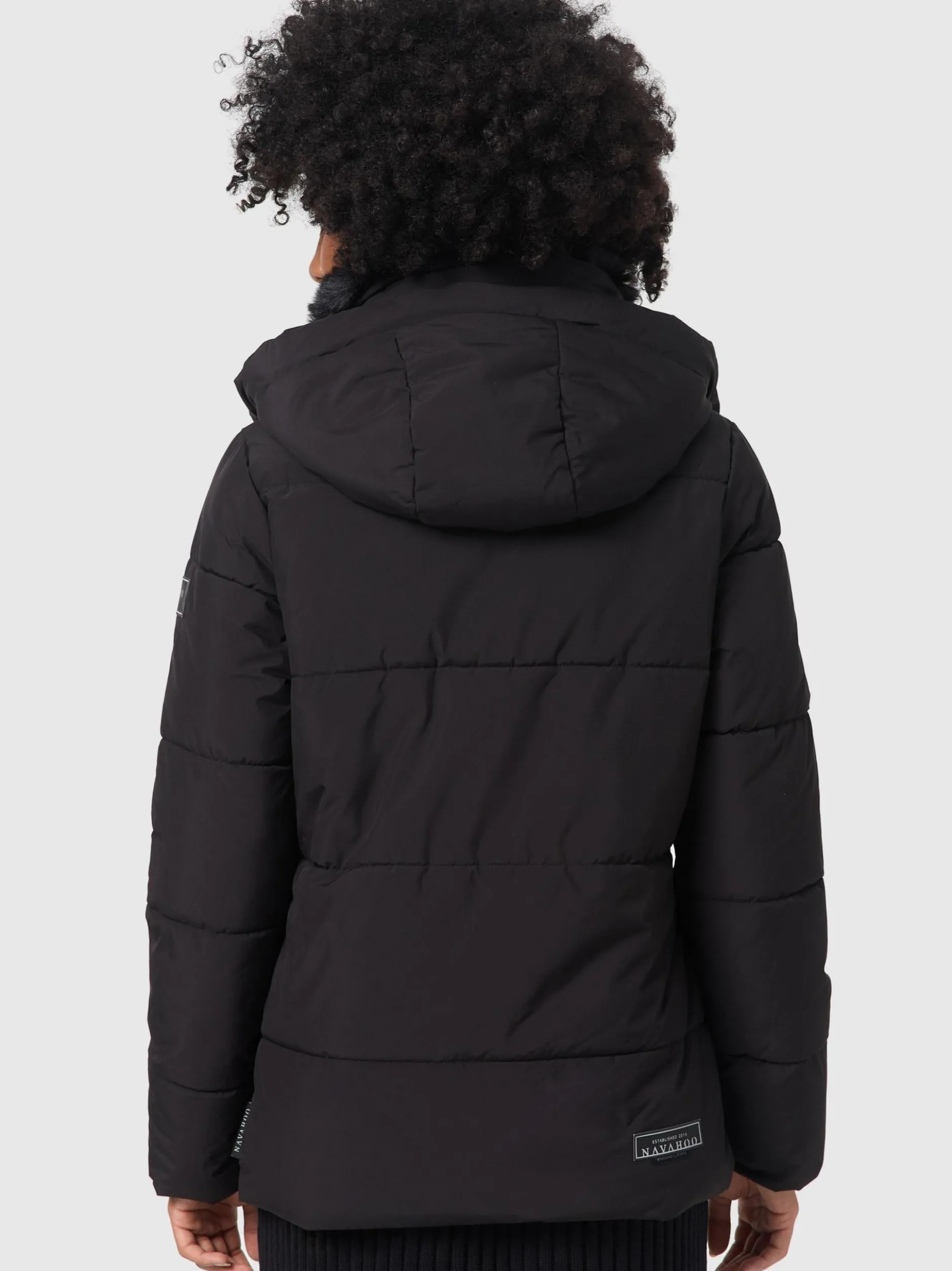 Navahoo Damen Steppjacke - Sag ja XIV in schwarz