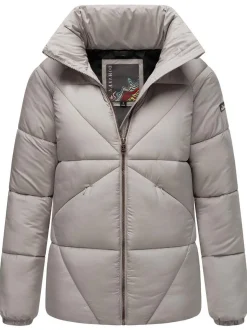 Navahoo Damen Steppjacke - Schokolinaa 14 in grau