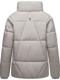Navahoo Damen Steppjacke - Schokolinaa 14 in grau