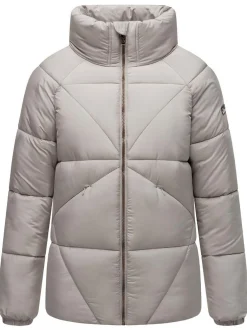 Navahoo Damen Steppjacke - Schokolinaa 14 in grau