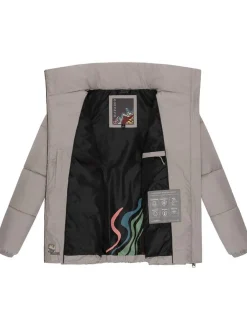 Navahoo Damen Steppjacke - Schokolinaa 14 in grau