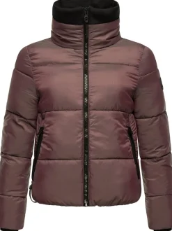 Navahoo Damen Steppjacke - Sternschnüppchen in aubergine