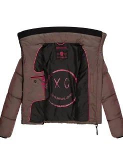 Navahoo Damen Steppjacke - Sternschnüppchen in aubergine