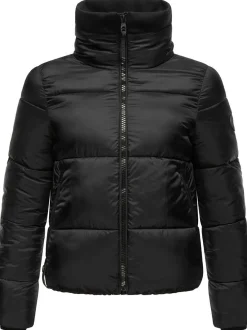 Navahoo Damen Steppjacke - Sternschnüppchen in schwarz